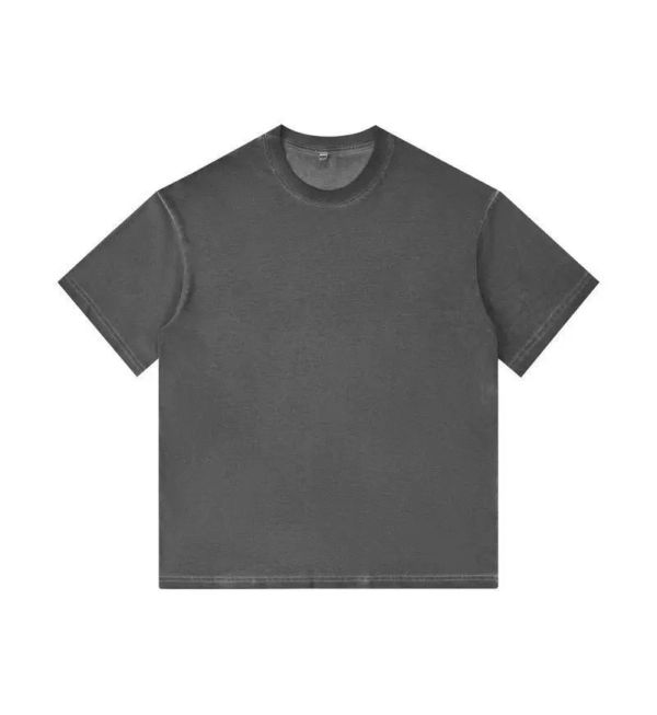 Retro women's two-color gradient pure cotton T-shirt belly button slim fit hot girl round neck short sleeve women's T top - 图片 5