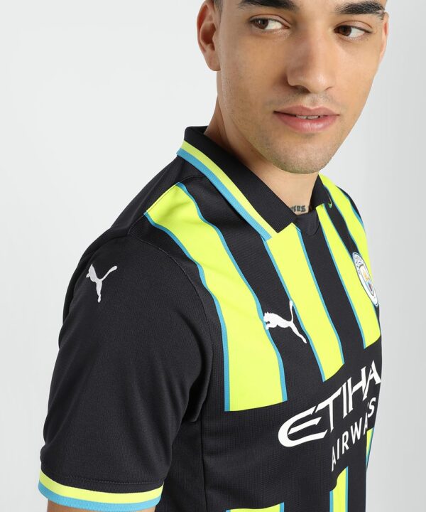 Men’s Manchester City FC 2024/25 Replica Away Soccer Jersey - New Navy - 图片 2