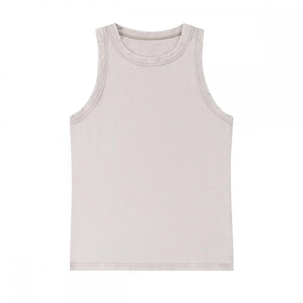 Summer new retro washed old waist slimming camisole for women - 图片 9